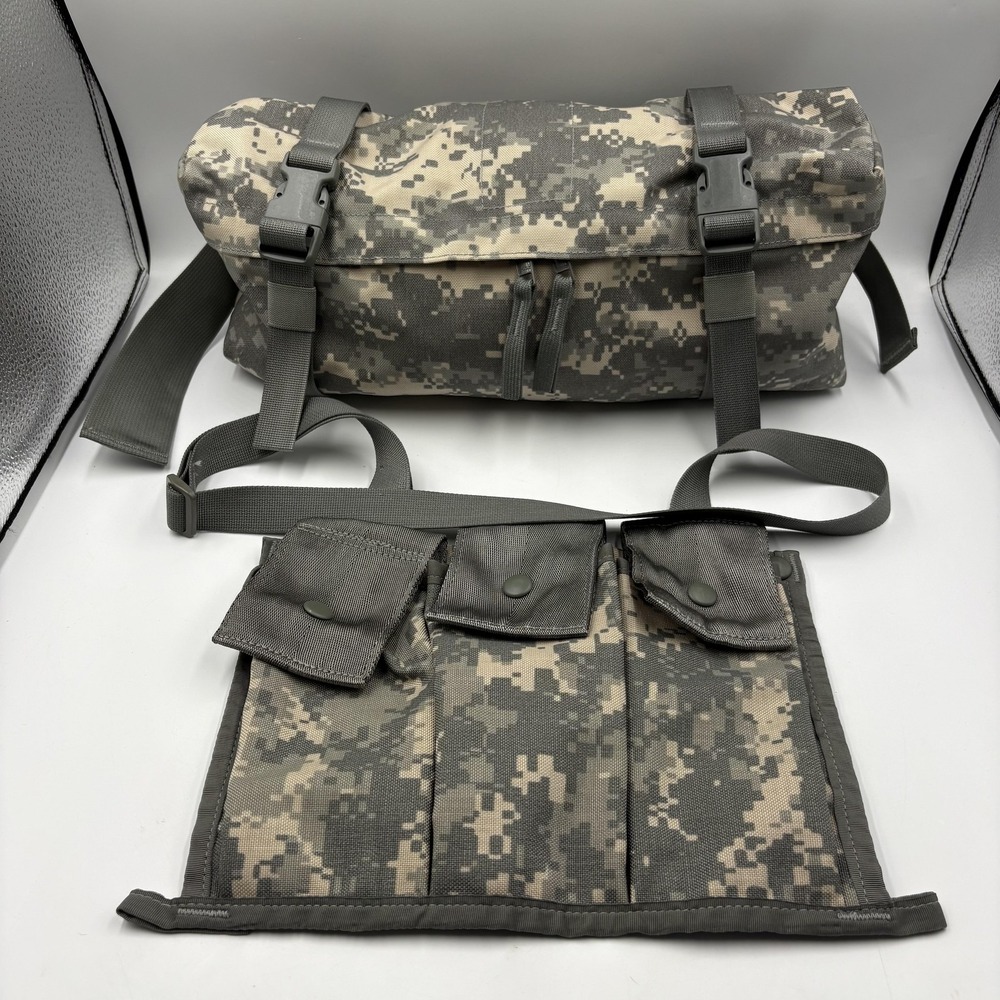 Eagle Industries MOLLE II ACU Gray Waist Pack Bandolier Ammo Pouch‎ digital camo